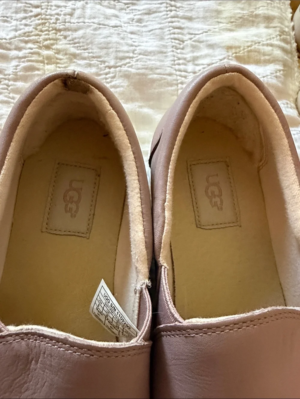UGG womens Slip-On Sneakers in Mauve